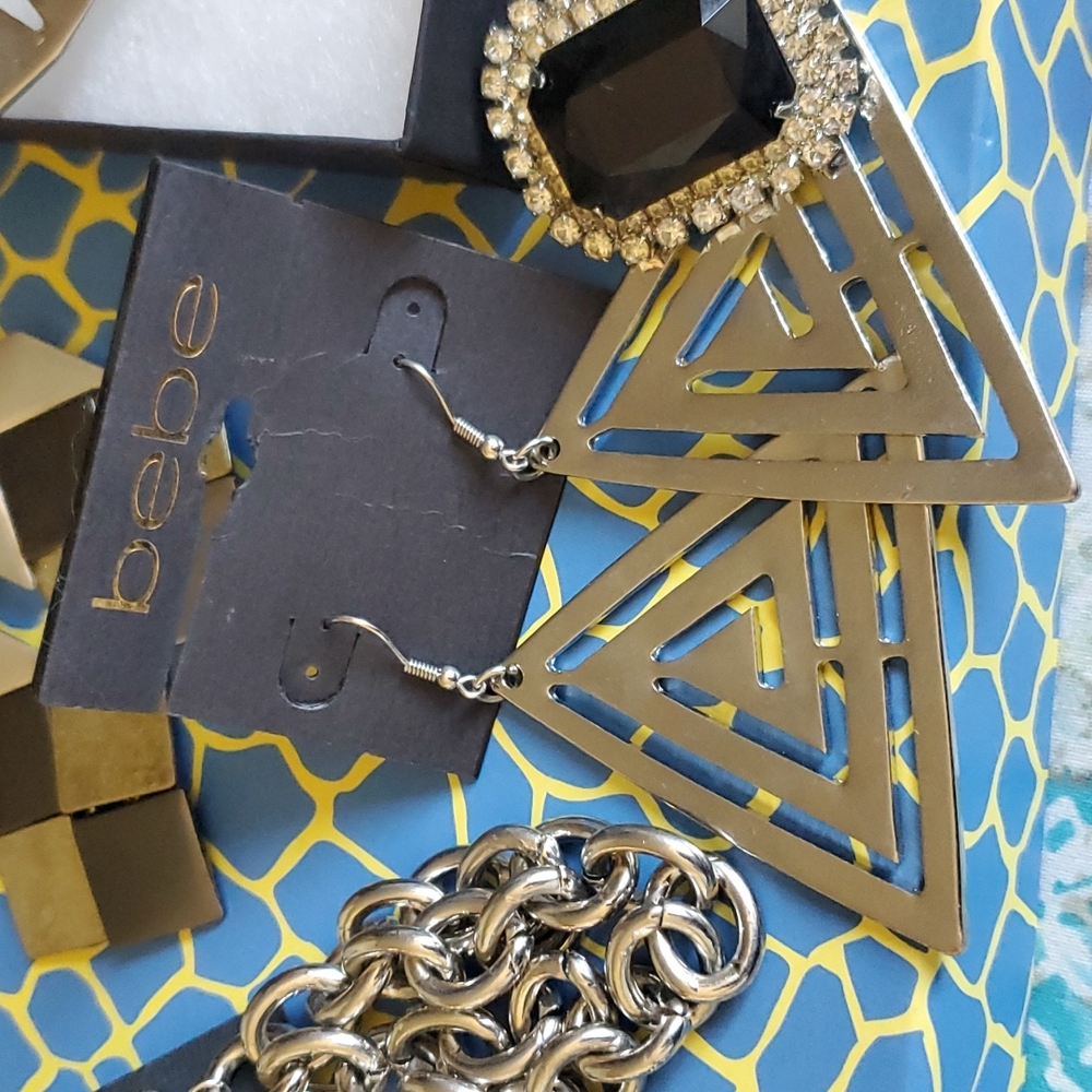 4 Earing Set Most Of Them From Bebe And Different… - image 1